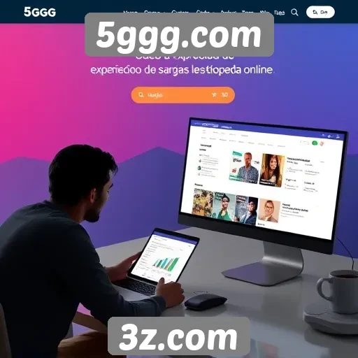 Experiência do usuário no site 5ggg.com